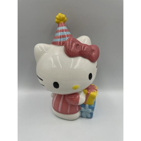 New BLUE SKY CLAYWORKS HELLO KITTY BIRTHDAY PARTY FIGURINE - Picture 1 of 7